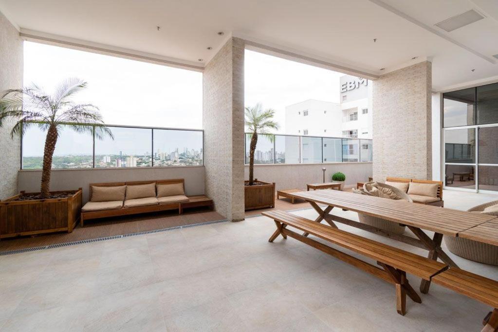 Apartamento 1 Quarto No Edificio Metropolitan Barcelona - Proximo Ao Shopping Flamboyant - Jardim Goias - Mb1504B 戈亚尼亚 外观 照片