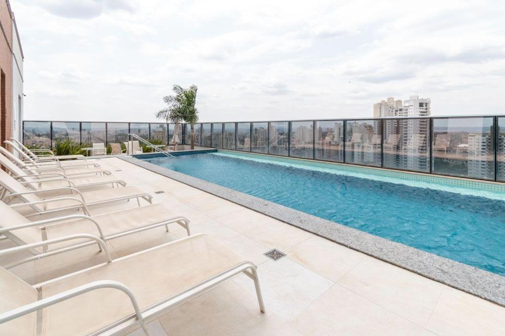 Apartamento 1 Quarto No Edificio Metropolitan Barcelona - Proximo Ao Shopping Flamboyant - Jardim Goias - Mb1504B 戈亚尼亚 外观 照片