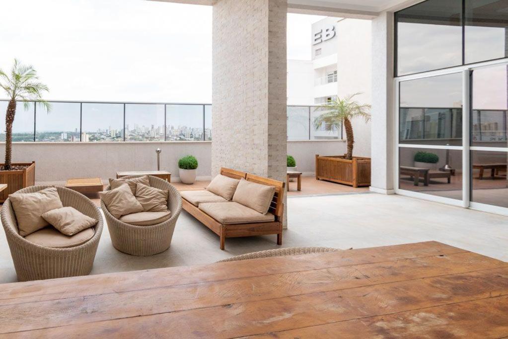 Apartamento 1 Quarto No Edificio Metropolitan Barcelona - Proximo Ao Shopping Flamboyant - Jardim Goias - Mb1504B 戈亚尼亚 外观 照片